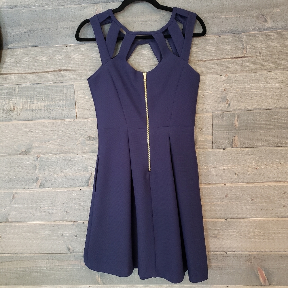 Betsey Johnson Cutout Fit Flare Skater Dress - Picture 7 of 7